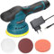 Lucidatrice Elettrica, Lucidatrice a Batteria 125 Mm, Motore Ad Alta Potenza 380 W, 8 velocità, Impugnatura Ergonomica, (Configurazione standard 5 pezzi e batteria 1