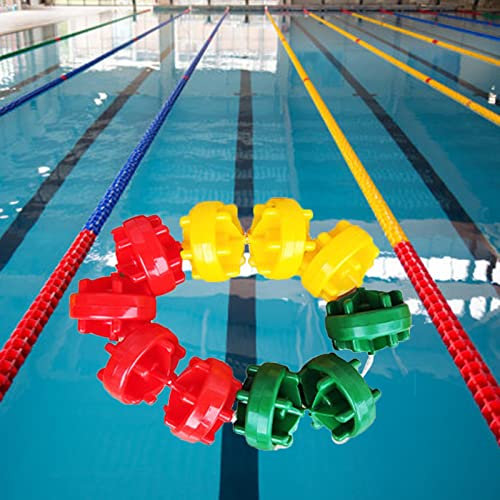 Sicherheitstrennseil für Schwimmbäder, Schwimmleine, schwimmendes Sicherheitsseil für Schwimmbäder, 1/2/3/4/5/6/7/8/9/956 m, Bahntrenner für eingebaute Schwimmbäder/Strände/gefährliche Bereiche, Ausrü
