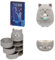 LEGAMI Bundles, Kitty Organizer, Kitty Kitchen Timer, Kitty Frühstücksbowl, CAT Neon Schild, Geschenkset (Kitty Lover)
