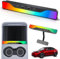 Cargador Hub USB integrado para Tesla Model Y 2021-2023 y Model 3 2021-2023, compatible con carga rápida USB-C, con iluminación ambiental Accesorios multipuerto para consola central