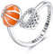 Basketball Ringe 925 Sterling Silber Basketball Schmuck Geschenke für Frauen Basketball Liebhaber