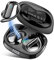 Open Ear Earbuds, Bluetooth 5.4 Wireless Earbuds with Ear Hooks, 32H HiFi Stereo Open Ear Headphones with Clear Calls, IPX7 Waterproof Lightweight Sport Earphones for Workouts, Running, Fitness, Black