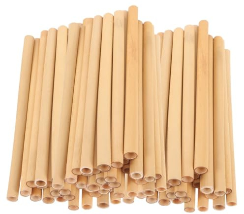 PAMINGONO Bienenröhren Ersatz 40 Stück Holz Braun 9-11mm 7-9mm