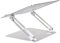 Gadpiparty Aluminum Alloy Laptop Stand Portable Foldable Computer Holder for Laptops Height to Slip Pad for Home Desktop Use Silver