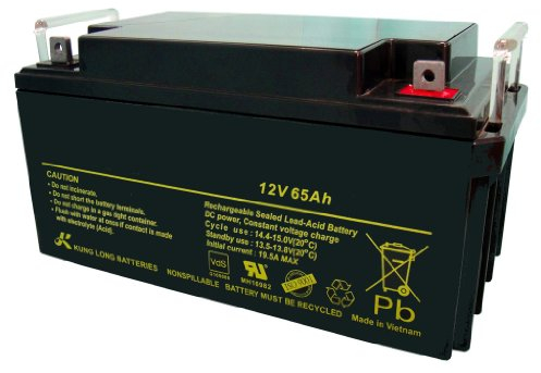 Bleiakku Batterie Kung Long WP65-12 12V 65Ah VDS AGM Blei Accu wartungsfrei