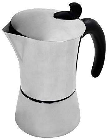 Jata Hogar CAX4 CAFETERA Italiana INDUCCION INOX, Gris, Pequeño