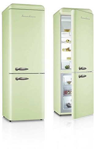 Schaub Lorenz SL 300SG CB - Frigorifero A++ verde chiaro, 209 l, congelatore 91 l