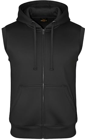 ROCK-IT Apparel I Veste à Capuche Homme sans Manches I Sweat à Capuche Premium pour Les Loisirs ou Le Sport Amateur I avec Fermeture éclair et Poche [taillesS-4XL] Hoodie
