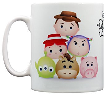 Tsum Tsum Pyramid International (Toy Story) Official Boxed Ceramic Coffee/Tea Mug, Multi-Colour, 11 oz/315 ml