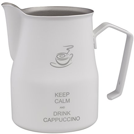 Motta Keep Calm Milchkännchen, Weiß, 75 ml