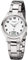 Regent URFR193 Montre-bracelet élégante pour femme - Analogique et numérique - Bracelet en acier inoxydable argenté - Montre radio-pilotée - Cadran blanc, Bracelet
