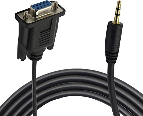 Cavo convertitore da DB9 femmina a 2,5 mm, jack stereo da 2,5 mm a DB9-F 9 pin RS232 porta seriale