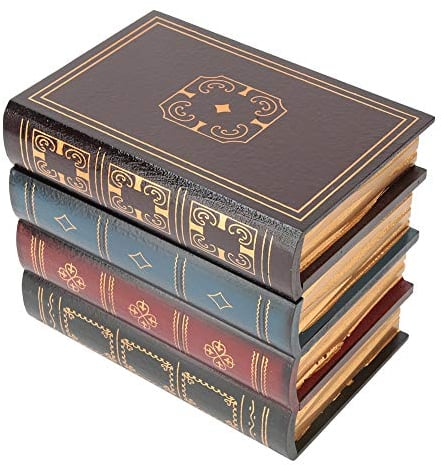 Buch-Safe, Schloss Mit Schlüssel, Falsche Buchbox Vintage Aufbewahrungsbuch Schmuck Aufbewahrung, Buchattrappe Box Set, Hohles Buch, Falsche Buch Box Vintage Lagerung Buch 15,9×20 Cm