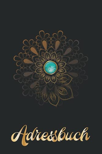 Notizbuch A5 Register: Mandala Telefonbuch Klein Telefon Adressbuch & Sozial Media Passwort Reminder || Buch Mit Alphabetischem Register - Dankeschön Geschenke Erzieherin