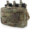 WYNEX Taktische Mag Admin-Tasche, Molle-Werkzeugtasche, medizinischer EMT-Organizer mit dreifachem Stapler Magazinhalter für M4 M16, Patch im Lieferumfang enthalten, CP Camo