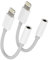 iPhone Headphone Adapter, 2 Pack [Apple MFi Certified] Lightning to 3.5mm Headphone/Earphone Jack Aux Audio Adapter Converter Dongle Compatible for iPhone 14 13 12 11 XS XR X 8 7 iPad, Support All iOS