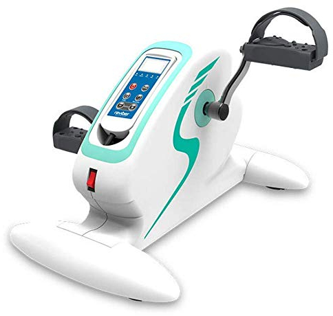 Mini Ellipsentrainer Pedaltrainer Stepper Exerciser Step Trainer Einstellbarer Widerstand mit Fernbedienung Effizienz