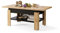 All4All Couchtisch Rino - Kaffeetisch - Wohnzimmertisch mit Ablage - Sofatisch - ausziehbar bis 170cm - höhenverstellbar - 130x65cm - 05 - Artisan Eiche + Schwarz