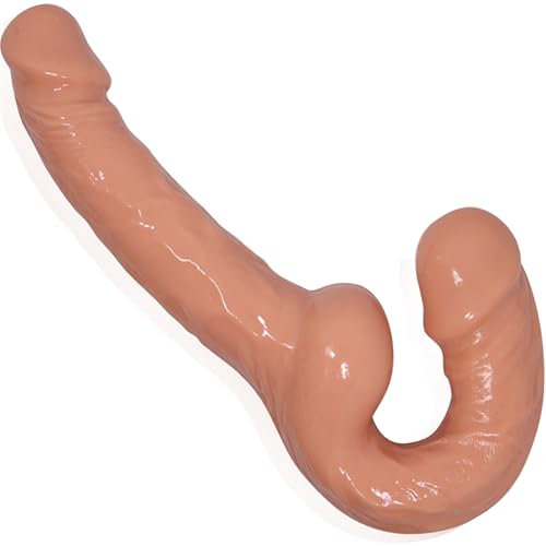 Consolador doble realista de 15 cm y 11 cm de longitud ⌀ 3,6 y 4,2 cm fabricado en TPR dilos dobles para parejas juguetes sexuales blandos para lesbianas anal dilos consoladores double FOPS D43