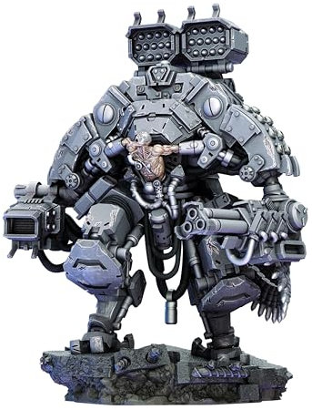 TYL Trancended Vastators Gray 32mm Unpainted Miniature Fantasy Miniatures for War Gaming, RPG - Scale Figures, Detailed Tabletop Boardgame Accessories, Realistic 3D Miniature (D) (32mm)