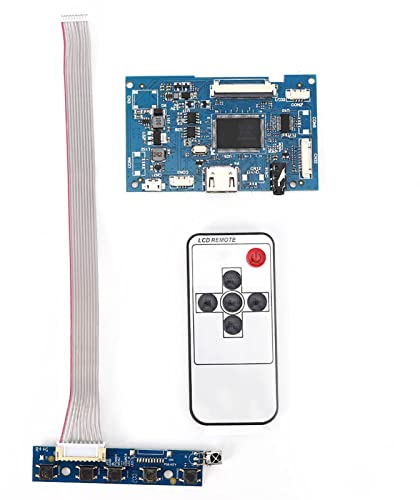 ANKROYU Controller-Board-Kit, LCD-Display-Treiber-Controller-Board, LCD-Treibermodul-Abschirmung, LCD-Controller-Board für universellen 50-poligen 7-Zoll-Bildschirm