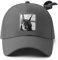 urban ace Baseball Cap Herren Damen 100% Baumwolle inkl. Wandhaken Snapback Verschluss verstellbar Outdoor Running Sport Freizeit Basecap Kappe Männer Frauen (Dark Grey dawg)