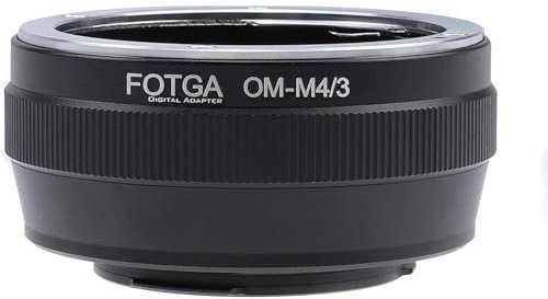 Hersmay OM-M4/3 Objektiv Adapter für Olympus OM Objektiv auf M4/3 MFT Mount Kamera E-PL8 E-PL9 E-M5 E-M10 I II III E-PM2 E-PM1 Pen-F E-M1X/ Pnasonic G7 G9 GF8 GH5 GX7 GX8 GX9 GX85 GX80 GX850 G90 G91