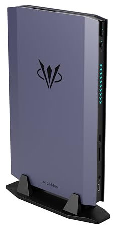 AtomMan G7 Ti Gaming Mini PC, Intel Core i9 14900HX (24C/32T, hasta 5,8 GHz), NVIDIA RTX 4070 Graphics (8GB DDR6), HDMI 2.1/USB4 (8K@60Hz), 3X USB A, WiFi 7/BT5.4, LED RGB(No RAM/SSD)