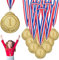 Jiahuade Metall Medaillen,Gewinner Medaillen Gold,10 Stück Medaille Gold für Kinder,Auszeichnung Gewinner Medaillen,Medaillen Set Kinder Metall,Medaillen Kindergeburtstag,Medaillen Sport