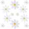 Dmnnlp 40 Pcs Daisy Iron on Patches, Embroidery Daisy Applique Patches for DIY Clothes Jackets Hats Backpacks Shoes (4 Sizes)