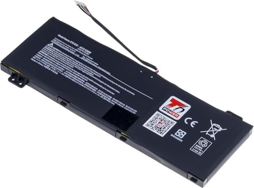 T6 Power Batteria per Acer Nitro 5 AN515-46, Li-Poly, 15,4 V, 3733 mAh, 57,48 Wh, colore: Nero