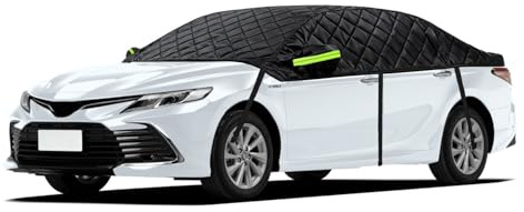 Halbgarage Auto Kompatibel für Opel Mokka SUV 2012-2024, Wasserdicht Schutz vor Schnee Frost und Hagel UV-beständig mit Reflektorstreifen