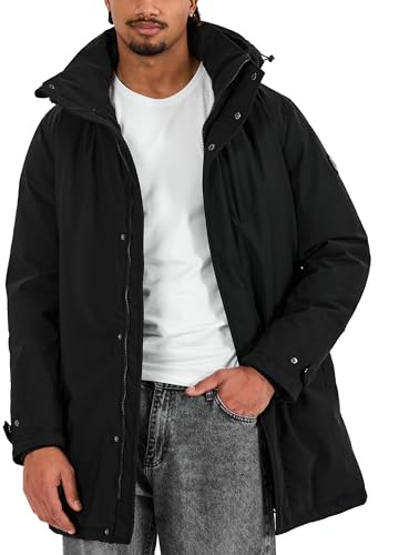Redbridge Winterparka Langer warm gefütterter Parka mit Kapuze Wetterfeste Winterjacke mit Reißverschluss & Brusttasche