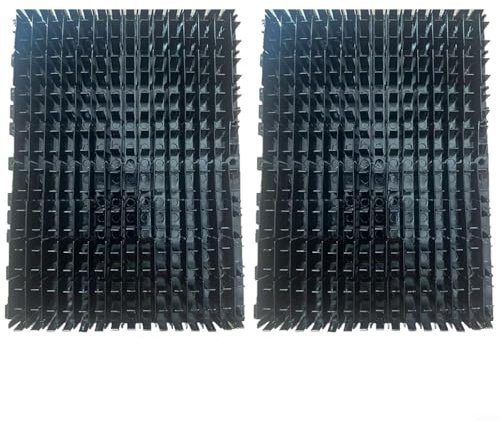 Rollenbürste Ersatzzubehör für Hayward für SharkVac und für Tiger for Shark Robotic Pool Cleaners RC9740 RC9742 RC9956CC für effektive Schmutz- und Schmutzentfernung in Heimschwimmbädern (2 Stück)