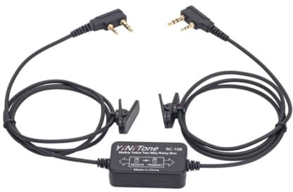 Zanthicia RC 108 Walkie Talkie Box mit Zwei Wege Relais Funktion. Einfache Integration Dank robuster und langlebiger Materialien.