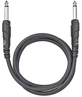 D’Addario Accessories Classic Series Guitar Patch Cables - Guitar Pedal Cable with ¼ Inch Ends - Durable & Reliable - Instrument Cable for Pedalboards - Straight End - 3 feet
