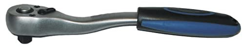 SW-Stahl 05890SB Umschaltknarre 3/8 Zoll I ergonomische Ratsche I feinverzahnt mit 72 Zähnen I Einsatzarretierung I Chrom-Vanadium-Stahl