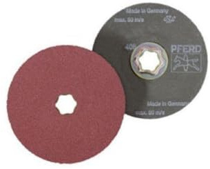 PFERD 722008 Fiberschleifer CC-FS, Combiclick, Ausführung Korund A, 50 Korngröße, 125mm