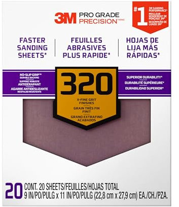 3M 26320CP-5-G 26320CP-P-G Papel de lija de grado profesional de 9 x 11