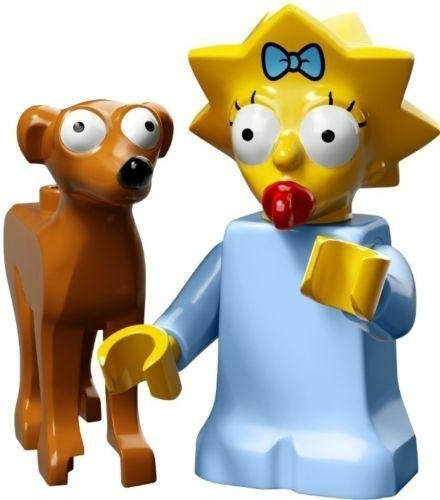 Lego Simpsons Series 2 Pick Your Figure 71009 (Maggie with Santa's Little Helper) by LEGO