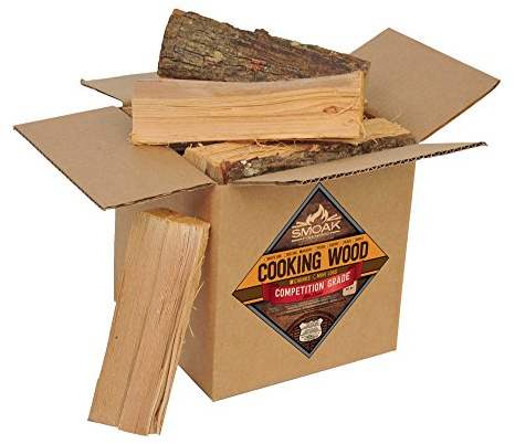 Smoak Firewood's Cooking Wood Mini Splits - USDA Certified Kiln Dried Pizza Oven, Grilling, Smoking & BBQ Wood (8inch Pieces, 8-10lbs 729 Cubic in Hickory)