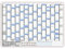 XXL Wandkalender DIN B1 2026 blau, nass abwischbar Jahresplaner Wandplaner Format 100 x 70cm gerollt