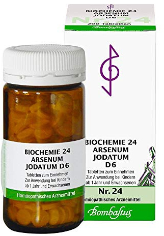 BIOCHEMIE 24 Arsenum jodatum D 6 Tabletten 200 St