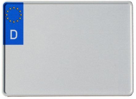 Quad/Traktor/LKW KFZKennzeichen EU 340 x 200 mm, reflektierend mit Wunschkennzeichen