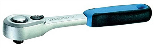 GEDORE Umschaltknarre, für 1/4 Zoll, 6,3 mm Antrieb, 9degree Rückschwenkwinkel, 127 mm lang, 2K-Griff, 2093 U-20