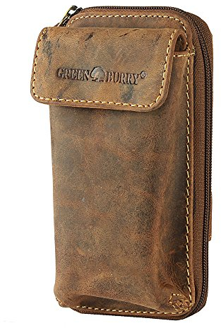 Greenburry Vintage Leder Gürteltasche 14,5 cm