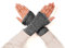 Aga's Own Warmers for Women – Fingerlose Handwärmer – Handschuhe für drinnen und draußen, fingerlose Handschuhe - Armwärmer - Goth Accessoires – Dunkel Grau