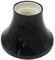 E27 Wand- und Deckenarmatur mit Fassung gerade Schwarz 1-flammig max. 75W LED oder Glühlampen Deckenfassung ø 83x58,2mm