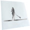 Kiwistar - Autoaufkleber - Stand Up Paddling Figur - Chrom - 17,5x10cm - Heckscheibe Auto Aufkleber wetterfest für Kfz LKW Mofa Truck - Sticker außen selbstklebend Tuning Zubehör für Fenster Fahrzeug
