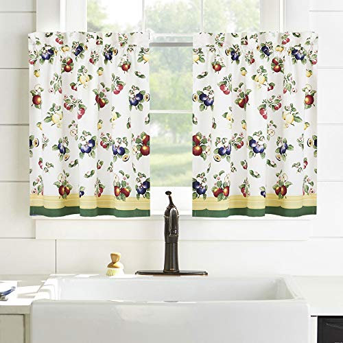 Elrene French Garden Küchen-/Café-und Bad-Etagen-Set, Baumwolle, 30 W x 24 L (Pack of 2), 2